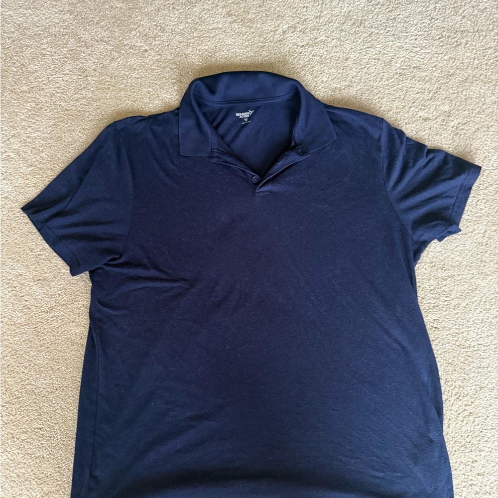 Old Navy Men's Deep Blue Polo Shirt
